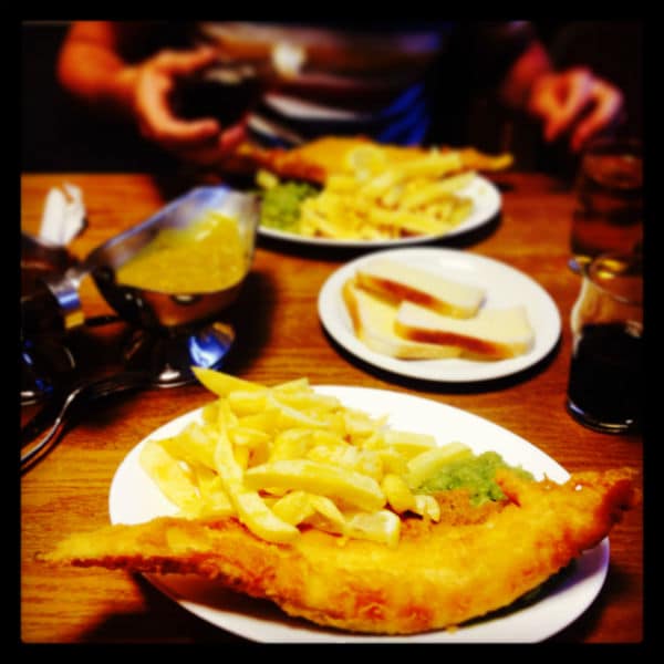 Feast of fish and chips