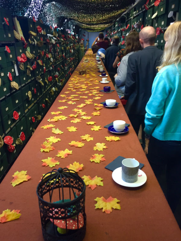 Mushroom room A High Tea in Wonderland MIF